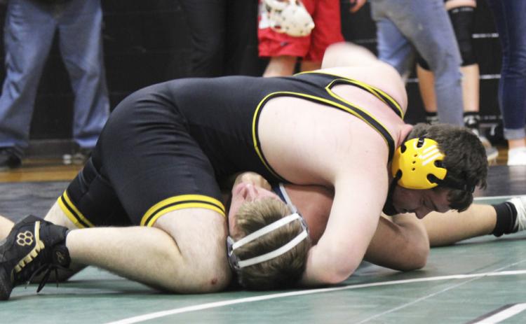 Tel Kvanvig competing at the Knights Invite last Saturday. Kris Forsen