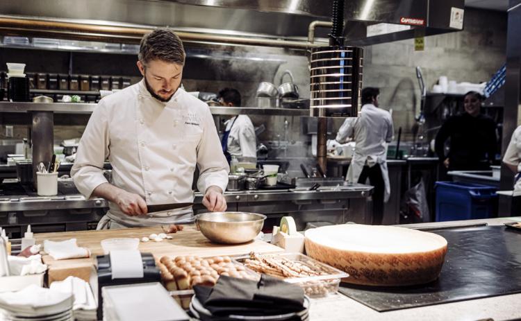 Chef Zach Midgett works in the Casa Bovina kitchen. Midgett came to Lincoln from Napa Valley’s famed French Laundry. He’s one of several alums of famed U.S. restaurants who now work at the Lincoln restaurant. His ultimate goal: A James Beard award while at the restaurant. Joshua Foo