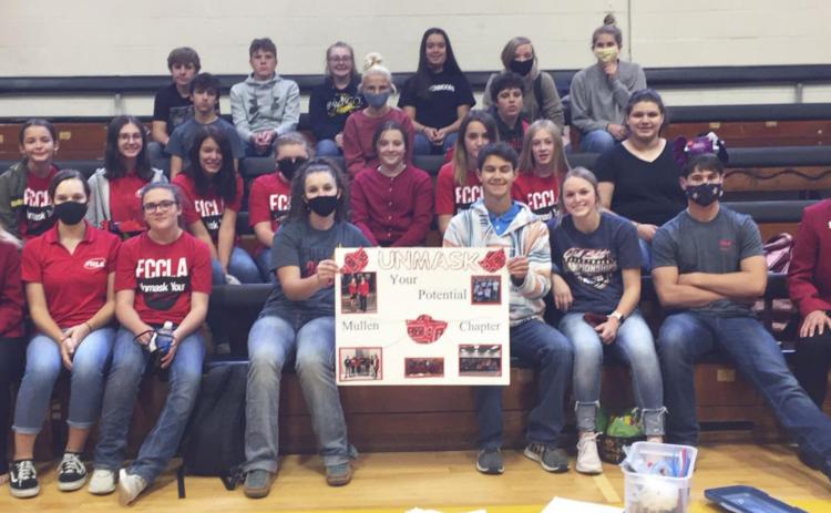 The group of MHS students who attended the FCCLA District Leadership Conference on Oct. 14. Diana Brost
