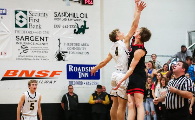 Alex Werner at the tip-off of the Broncos’ game last Tuesday. Megan Andersen