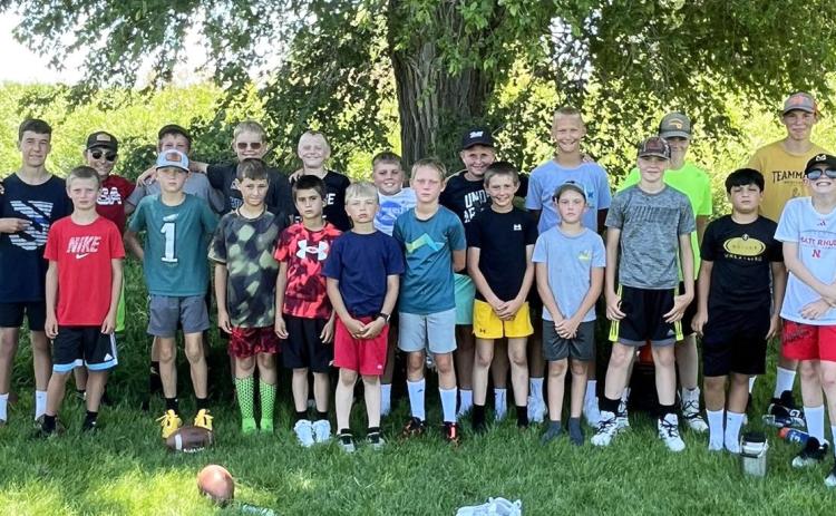 Mullen youth football and wrestling camp held