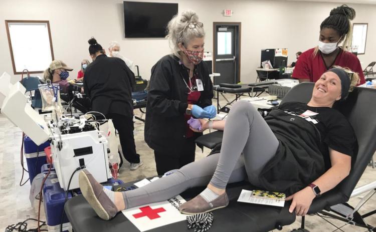 38 units collected at Bloodmobile