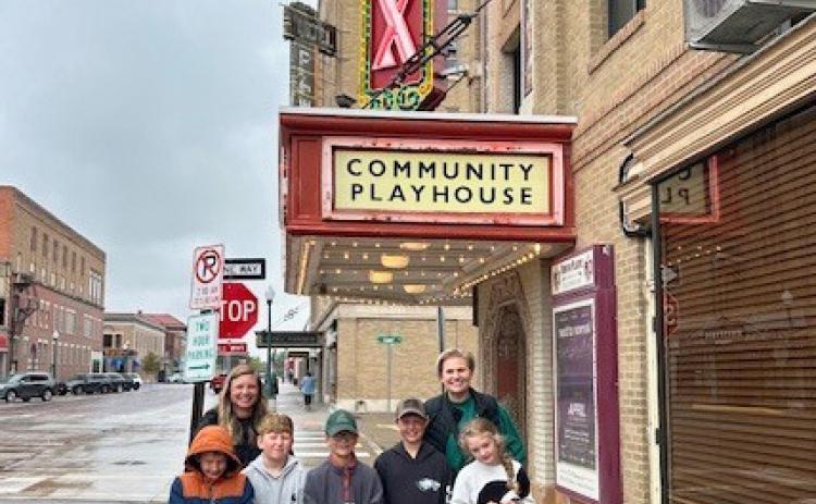Pictured back, l-r: Merick Lattin, parent sponsor Nichole Ourada, Harrison Vinton, Cooper Ourada, Kayden Evans, Miss Brown, Anna Ridenour. Front: Tate Phillips, Meyer Vinton, Brogan Jewell, Kinley Crisp, Aurora Polt, Jaxson Barnes. courtesy photo