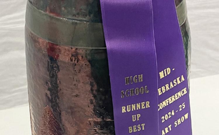 Izzy Hoyt’s Runner-up Best of Show piece in the high school division. Kyle Hoyt