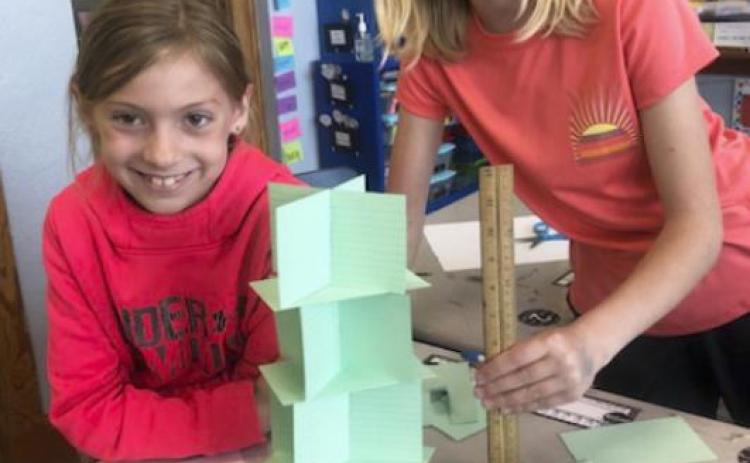 Pictured l-r: Olivia Cox and Hadley Marsh.