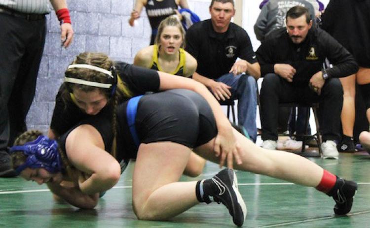 Hope Miller competing at Dunning on Jan. 17. Tami Miller