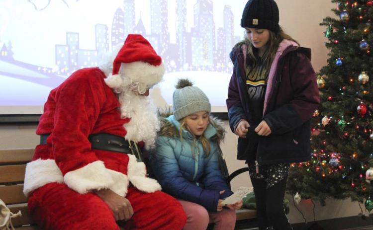 Santa Claus comes to town