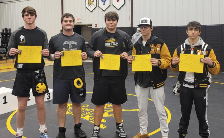 MHS wrestlers earn 5 gold medals