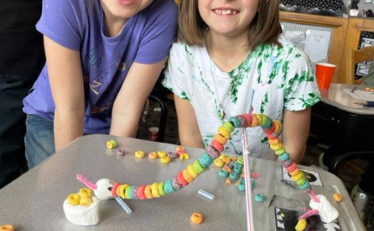 Pictured l-r: Logan Moore, Lillian Ericksen.