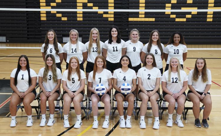 Kylie Licking of Mullen (#7) is a member of the North Platte Community College’s Volleyball team. courtesy photo