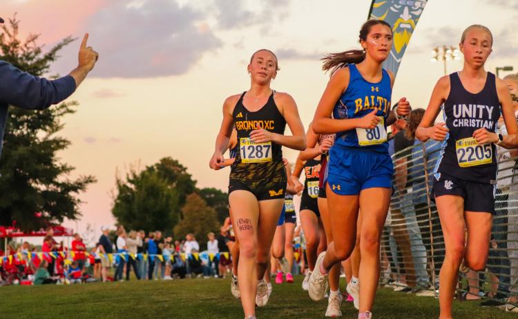 Harper Andersen competing in Sioux Falls, South Dakota, last week.