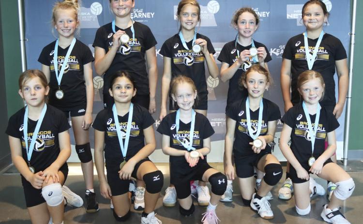 Mullen Bronco volleyball teams all medal at Net Fest