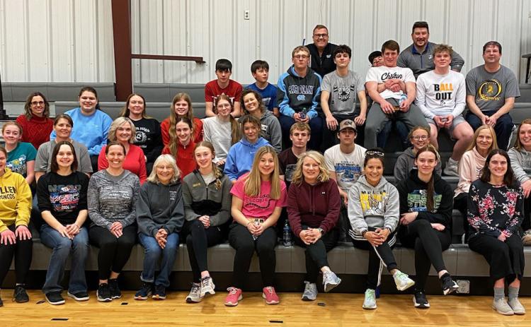 The Mullen TeamMates chapter gathered for supper and dodgeball last Tuesday, March 26. The group split into two teams with mentors and mentees together on teams to play several games of dodgeball. Some participants were more competitive than others... and some were more sore than others afterwards! Kathy Leibhart