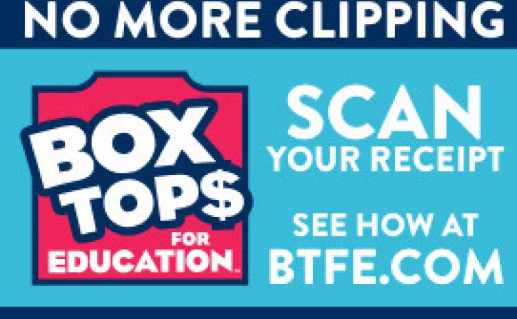 Don’t forget to scan your receipts for Box Tops for Education