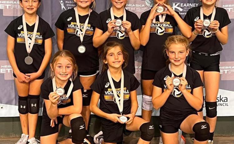 3rd/4th grade volleyball places 2nd
