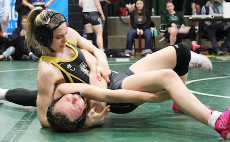 Georgia Wingebach competing at Dunning last Saturday. Tami Miller