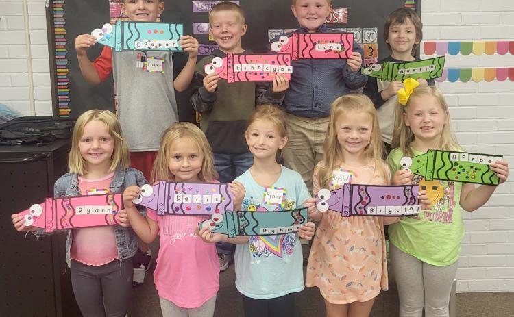 The kindergartners are ready for Mullen’s first day of school this week on Wednesday, Aug. 14 after Kindergarten Round-up last Thursday, Aug. 8! Pictured back l-r: Cooper Peers, Finnegan Connealy, Lane Brown, Austin Smith. Front: Ryann Walz, Doris Boland, Ryhme Pettit, Brystol Call, Harper Myers. Not pictured: Addison Mundorf. Leanne DeKay