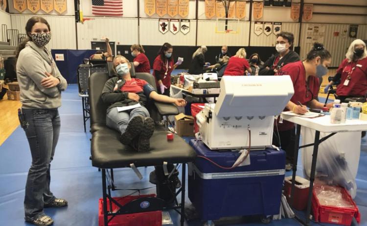 Scholarship blood drive held at MHS