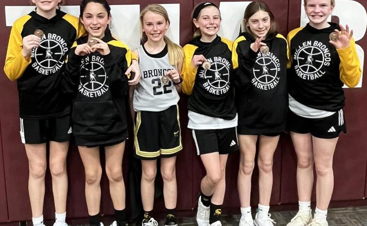 5th/6th grade girls place 3rd at Stuart
