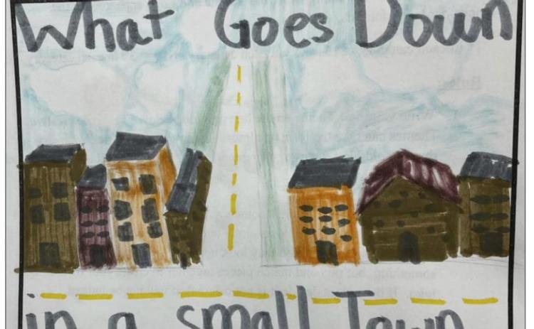 Mullen students submitted theme ideas for the Hooker County Fair, which 9th grader Erica Massey won.