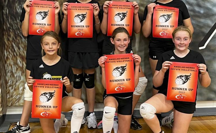Youth volleyball teams place 2nd