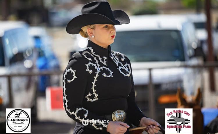 Faith Miller competing at the Intercollegiate Horse Shows Association (IHSA) semifinals at New Mexico State University. courtesy photo