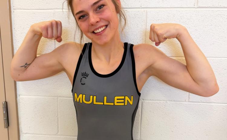 Georgia Wingebach placed 4th at districts last week to qualify for Girls State Wrestling! Rebecca Garrett