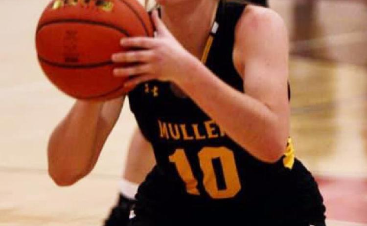 Senior Lindey Coble concentrates on a free throw at Valentine. Sue Licking