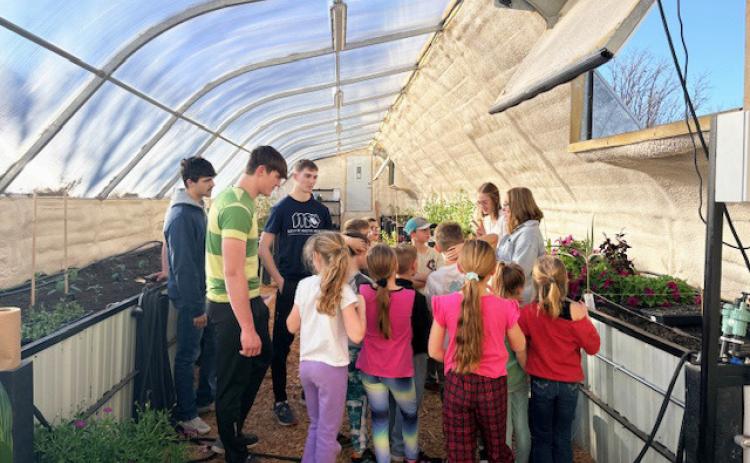 2nd grade visits thermal greenhouse