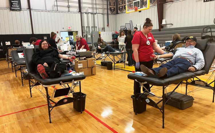 High school blood drive reaches goal with 53 units
