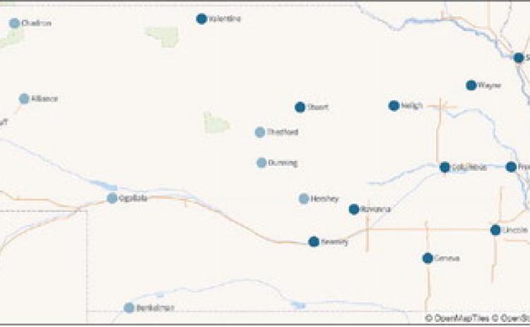 Most glass containers recycled by Nebraskans are sent to Kansas City or Denver for reprocessing. The city of Tekamah crushes glass locally and provides the ground glass to residents for free. Nebraska Recycling Council, Flatwater Free Press reporting