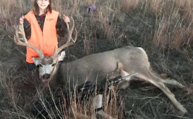 Rainne O’Brien’s first deer - a 5x11!