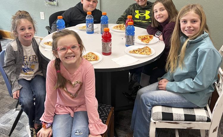 Pictured l-r: Dailie Dent, Anna Hessin, Carson Hegland, Colin Connealy, Lillian Ericksen, Kendall Phipps. Brett Mauler