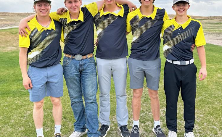 Pictured at Hyannis, l-r: Justin French, Corben Kissire, Jacob Walker, Jarren Forsen, Ben Werner. Clint Svoboda