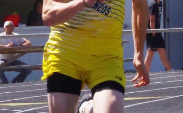 Jaden Emerson earned two gold medals last week in the 200 meter dash.