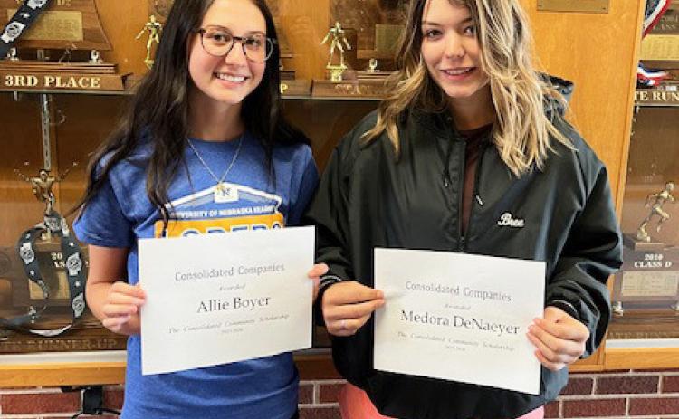 Allie Boyer (left) and Medora DeNaeyer. courtesy photo