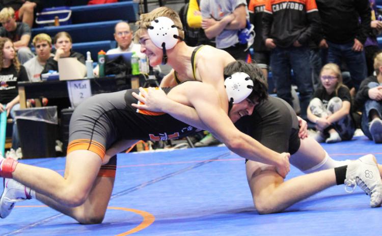 Colby Kessler competing in Gordon last Saturday. Kris Forsen