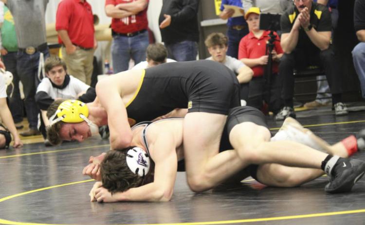 Chase Gracey placed 2nd at 145 last Saturday. Kris Forsen
