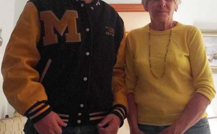 Deacon DeNaeyer with his grandma, Lyn Messersmith. courtesy photo
