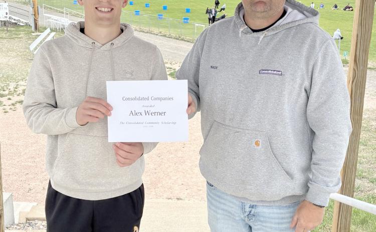 Alex Werner and Wade Marsh, Consolidated combination technician. courtesy photo
