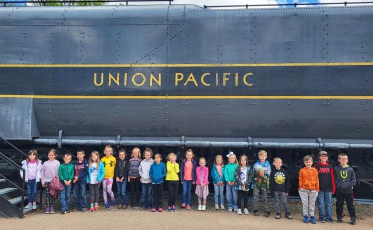 Kindergarten and 1st graders went to the Golden Spike Tower and Cody Park in North Platte.