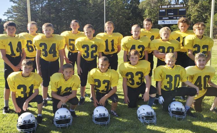 Mullen youth football teams wrap up season