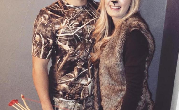 Halloween 2016, the first photo Brett and Shelby took together. courtesy photo