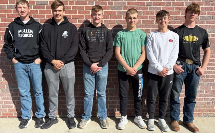 MHS boys golf team, l-r: Jackson Vinton, Jacob Walker, Hayden Morrison, Colby Kessler, Ben Werner, Cooper Walker. Gerri Peterson