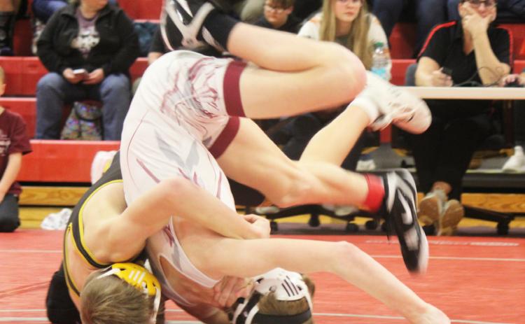 Colby Kessler in action last Friday. Kris Forsen