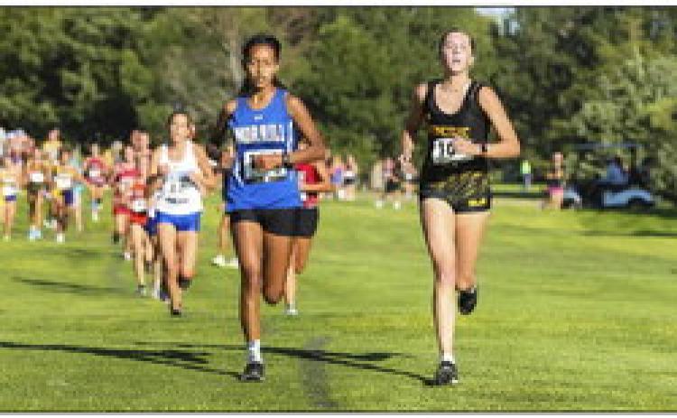 Peyton Paxton was the high school girls champion at Bridgeport. Megan Andersen