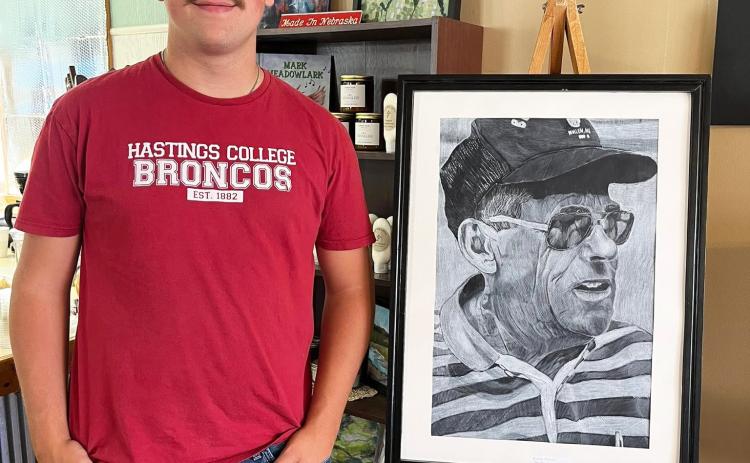Artist reception held for Caleb Furrow