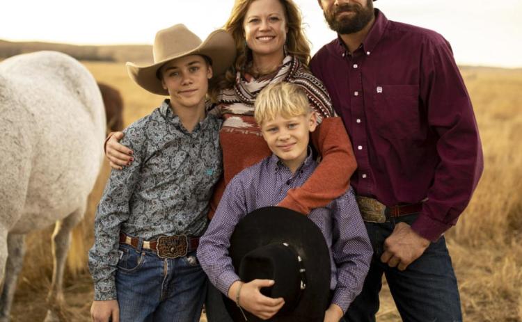 courtesy photo Ty and Sammy Walker with their sons, Cooper and Cody.