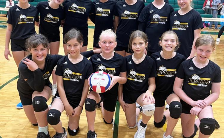 Weekends full of Mullen Bronco youth volleyball