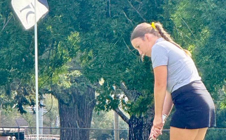 Hope Miller competing in North Platte last Monday. Tami Miller
